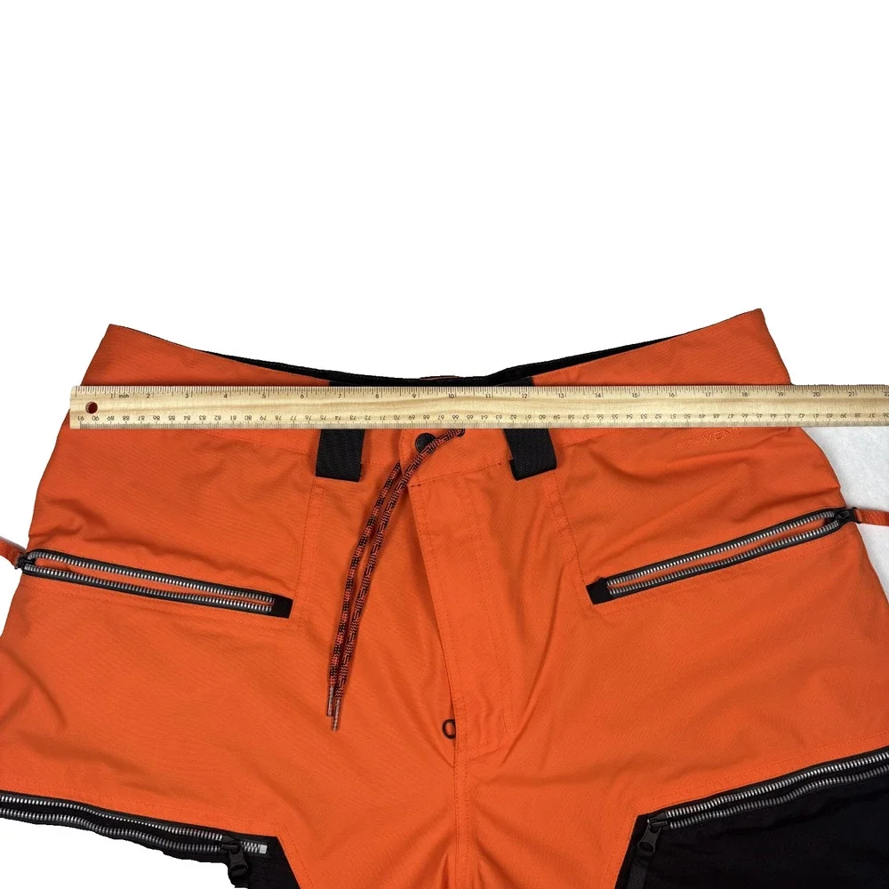 THE NORTH FACE MEN'S DAWN TURN HYBRID SKI/SNOW PANTS ORANGE/BLACK SIZE XL